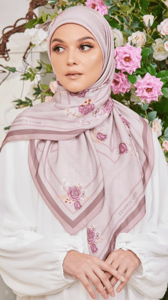Tulin x Roos Scarves: Blush Coffee