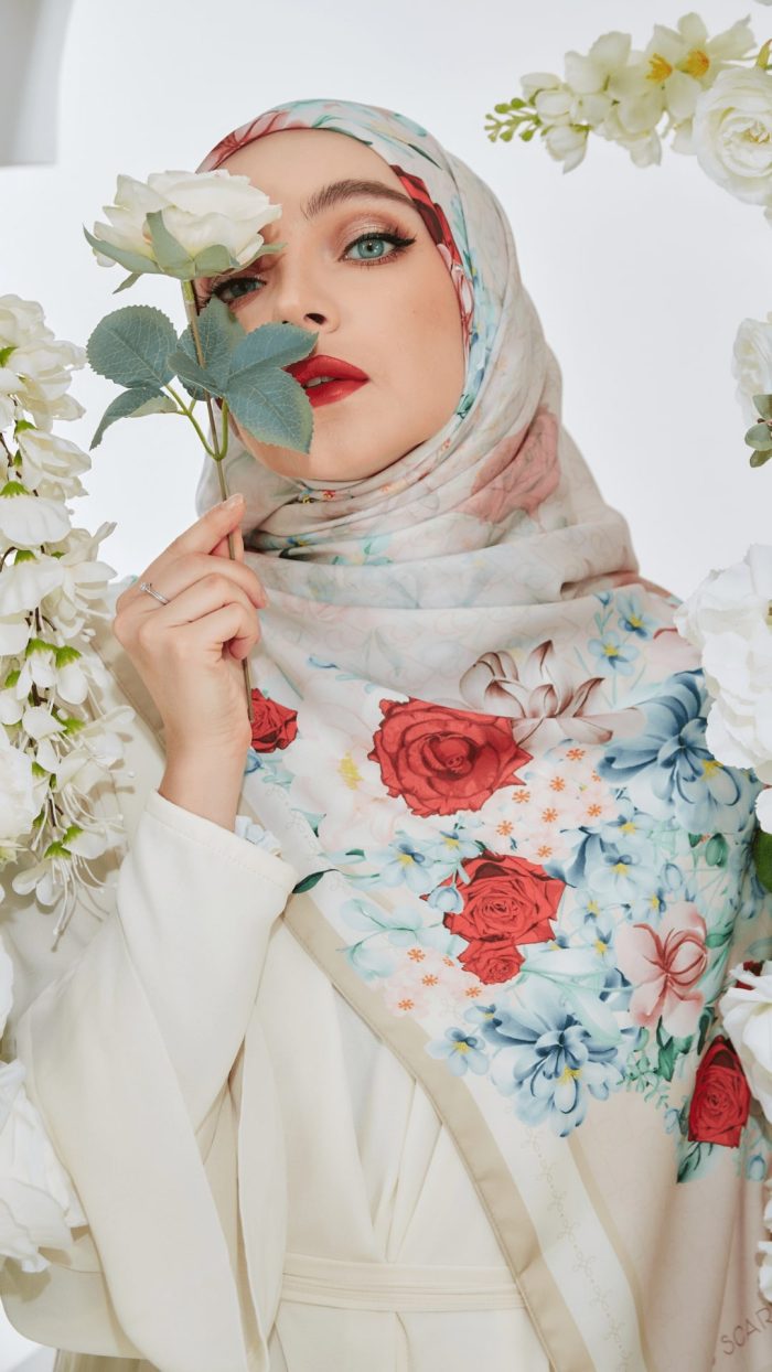 Tulin x Roos Scarves: Mauve Baccara