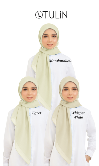Cotton Voile Square Cream (B5)