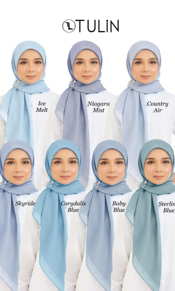 Cotton Voile Square Light Blue (B5)