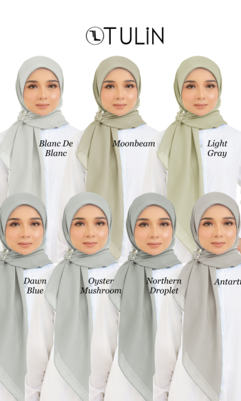 Cotton Voile Square Light Grey (B5)