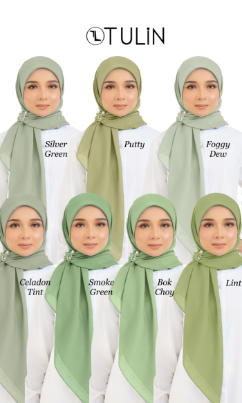 Cotton Voile Square Light Green (B5)