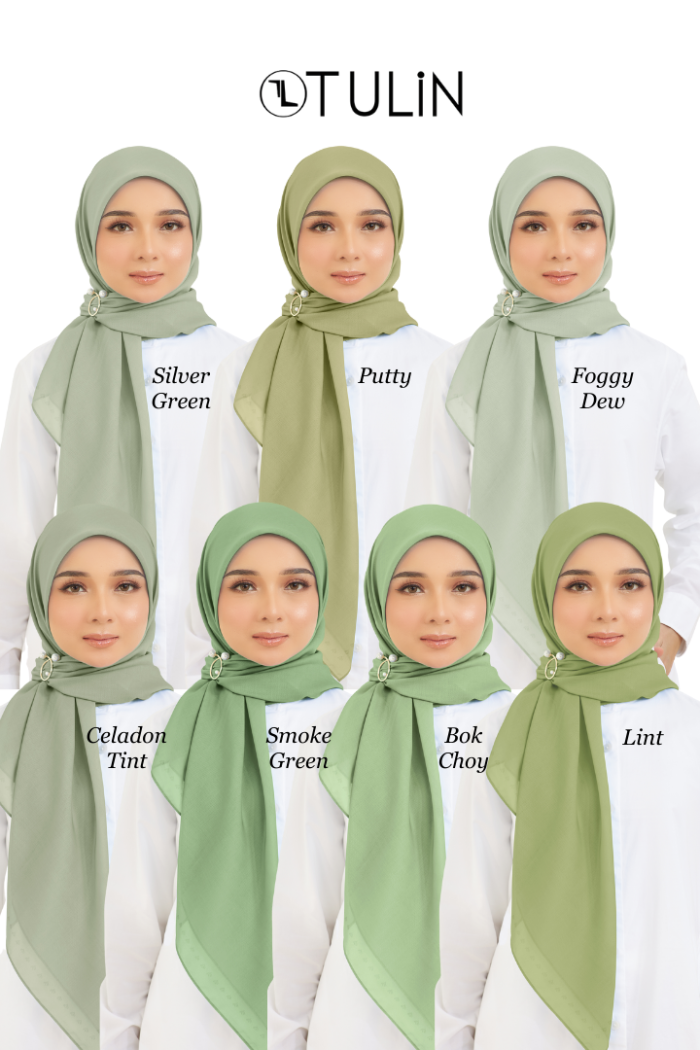 Cotton Voile Square Light Green (B5)