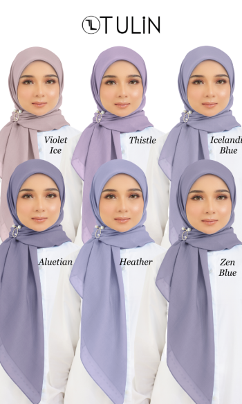 Cotton Voile Square Light Purple (B5)