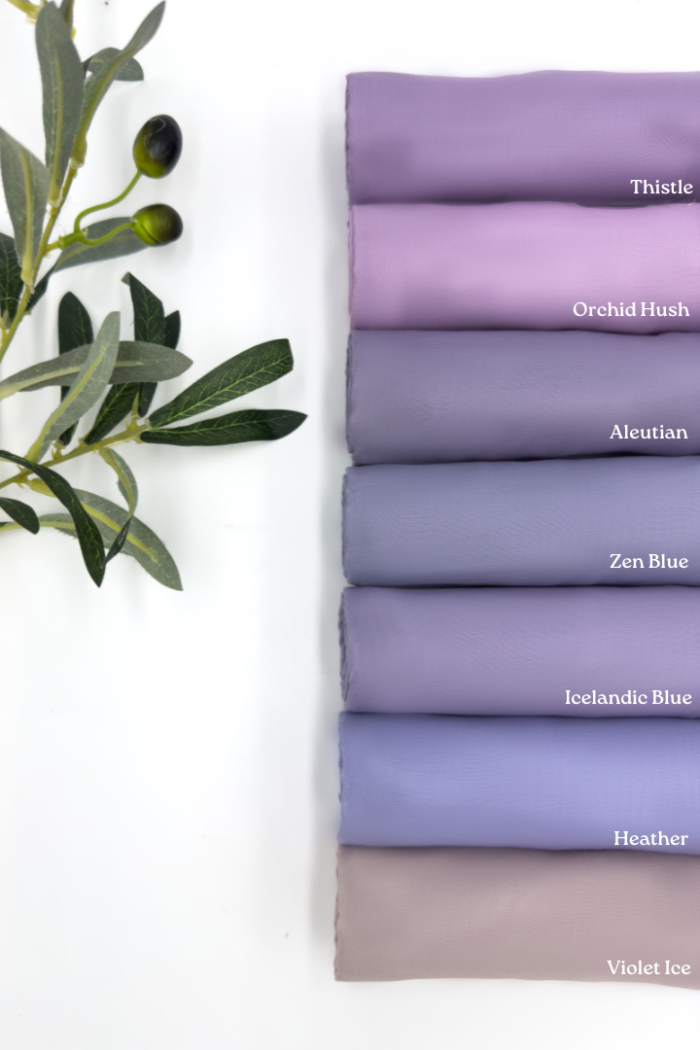 Cotton Voile Square Light Purple (B5) - Image 2