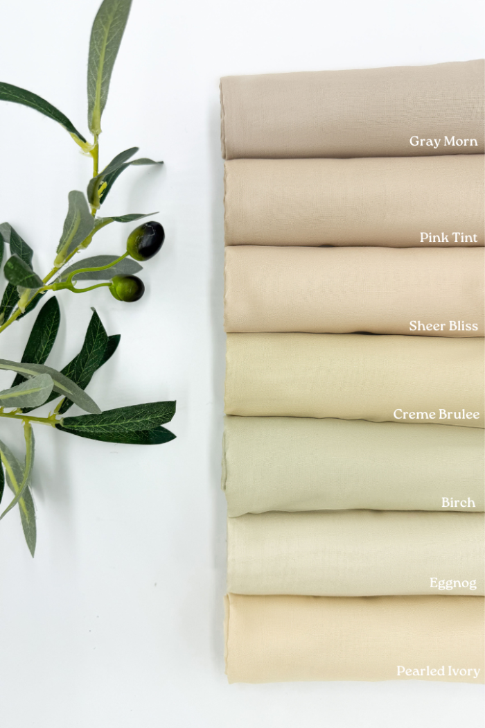 Cotton Voile Square Nude (B5) - Image 2