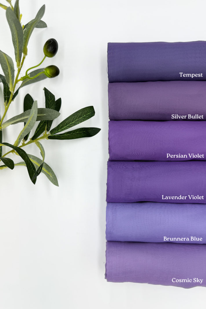Cotton Voile Square Purple ( B5 ) - Image 2