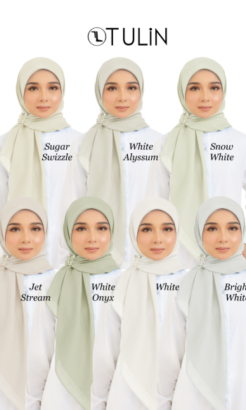Cotton Voile Square White (B5)
