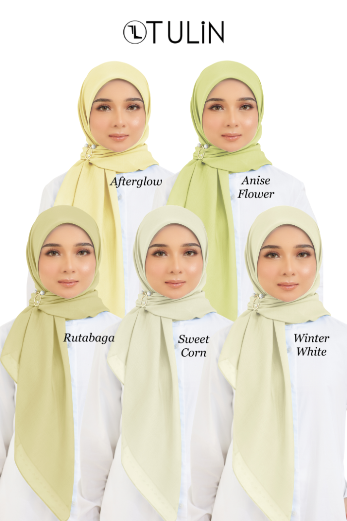 Cotton Voile Square Butter (B6)