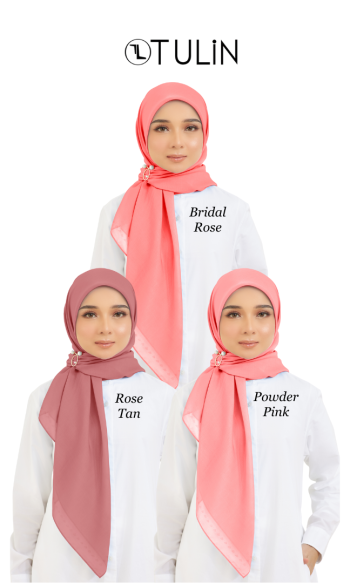 Cotton Voile Square Chic Peach (B6)