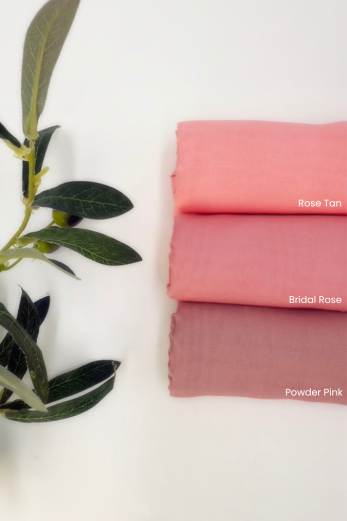 Cotton Voile Square Chic Peach (B6)