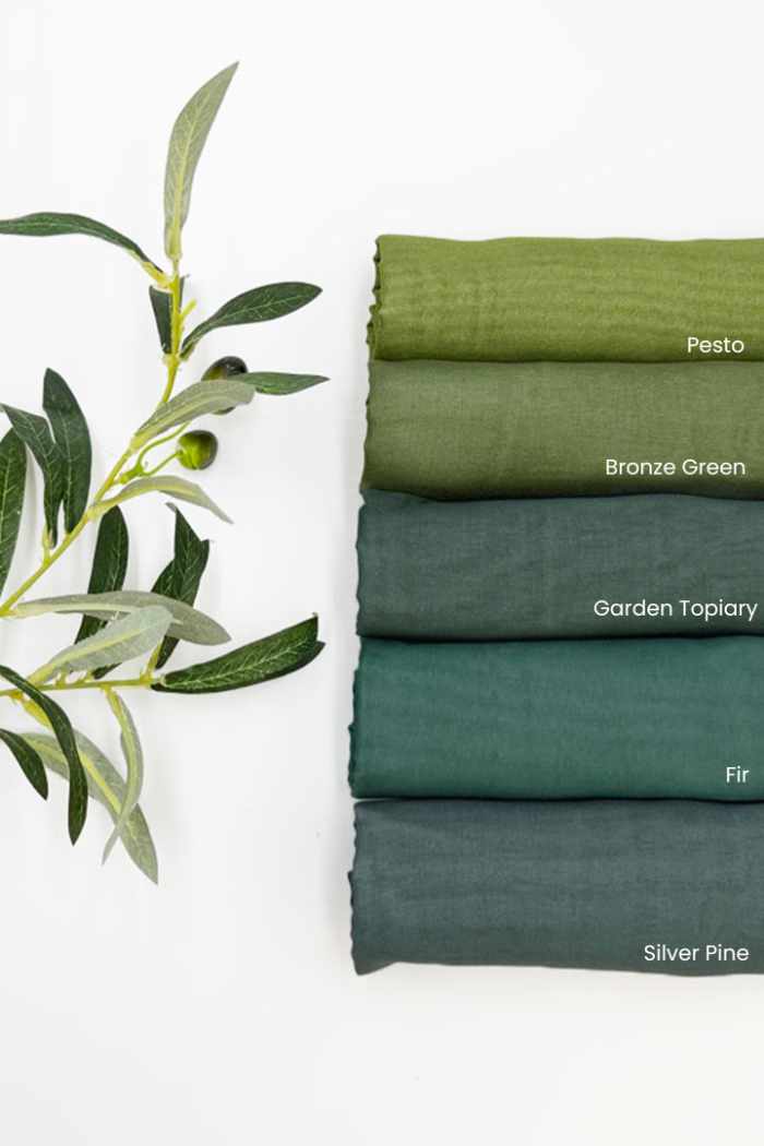 Cotton Voile Square Forest (B6)