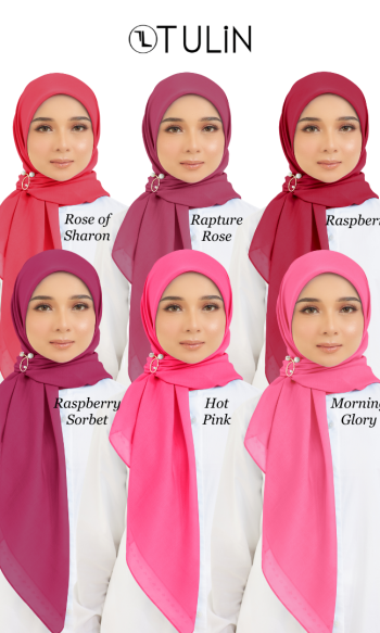 Cotton Voile Square Hot Pink (B6)