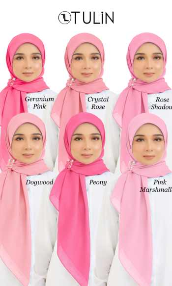 Cotton Voile Square Light Pink (B6)