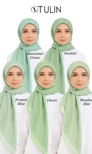 Cotton Voile Square Mint (B6)