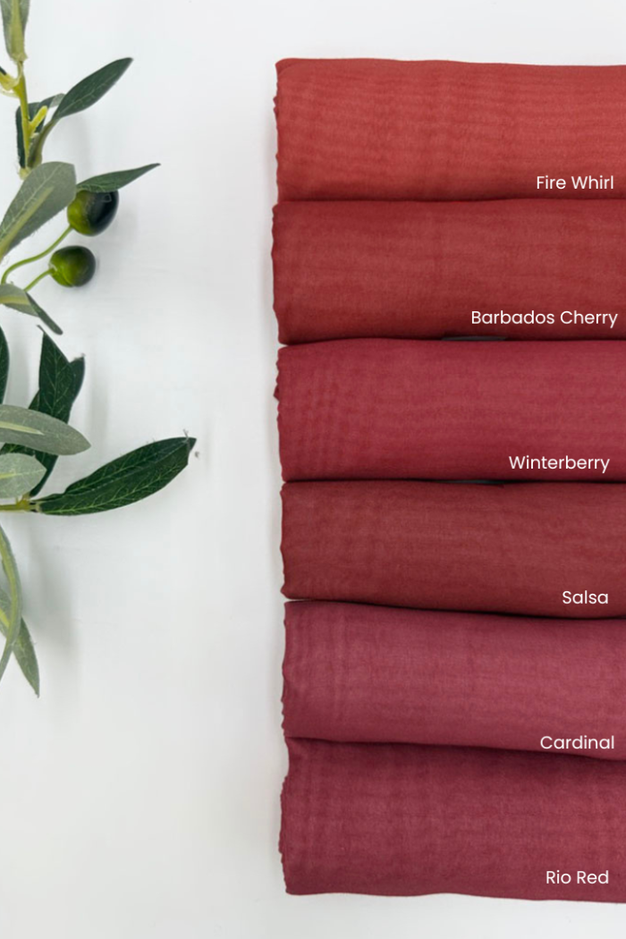 Cotton Voile Square Maroon (B6)