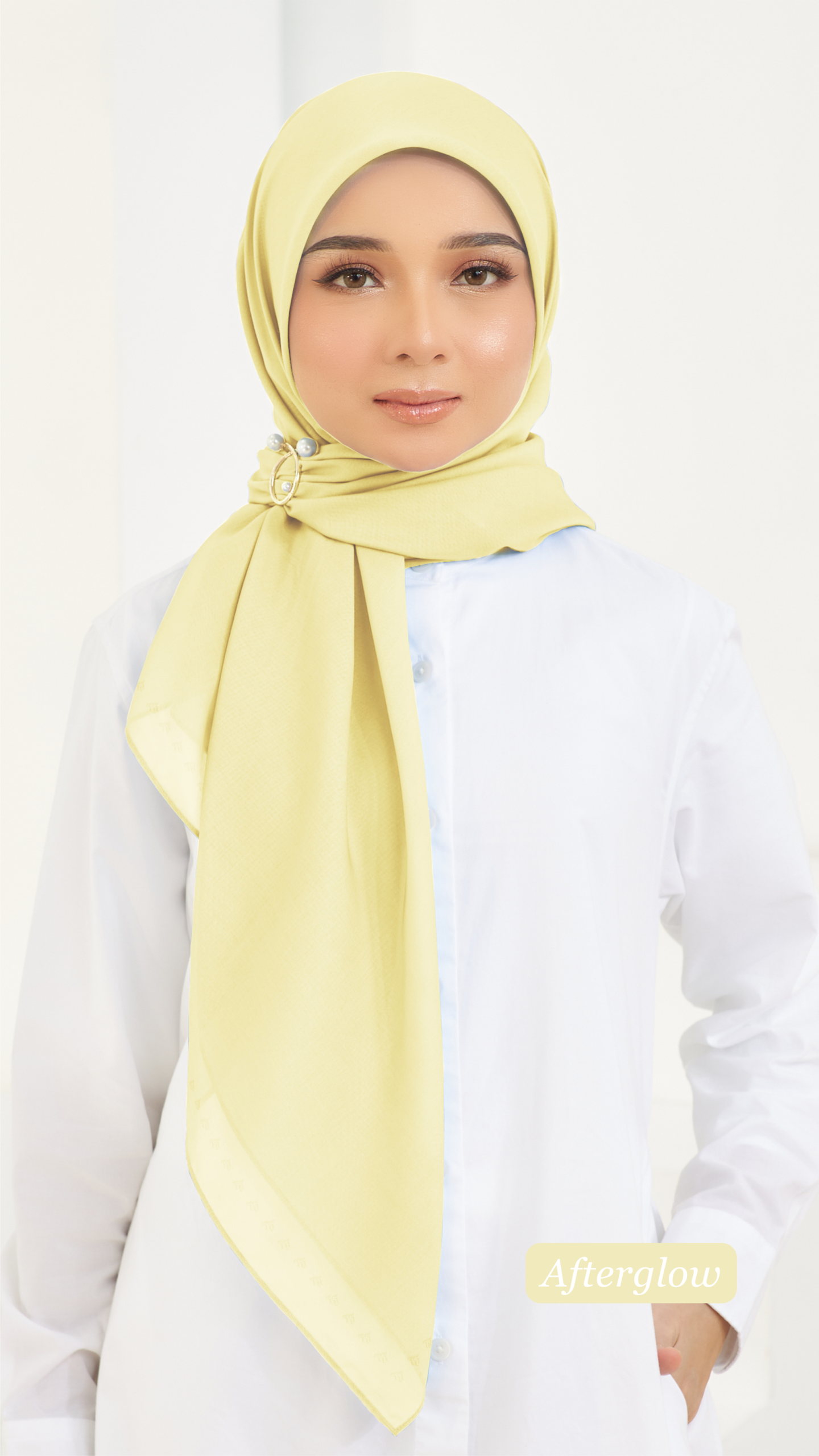 Cotton Voile Square Butter (B6) - Image 2