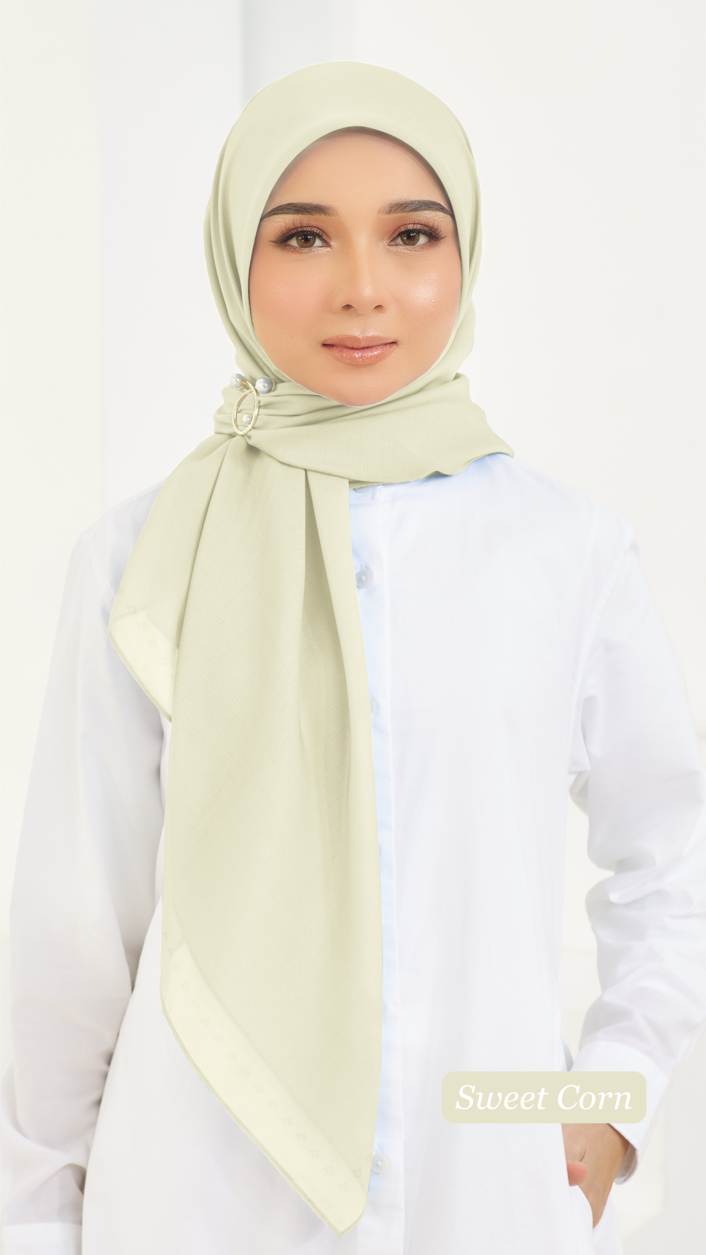 Cotton Voile Square Butter (B6) - Image 5