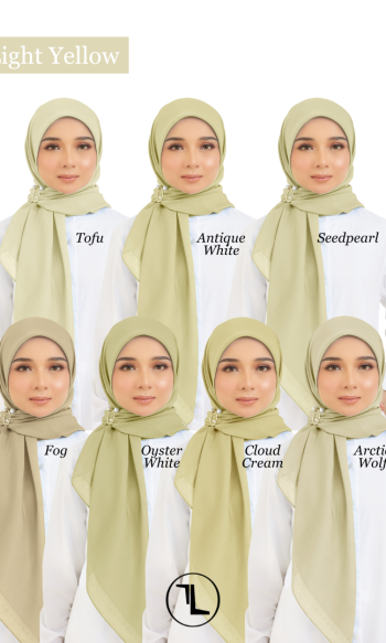 Cotton Voile Square Light Yellow (B5)