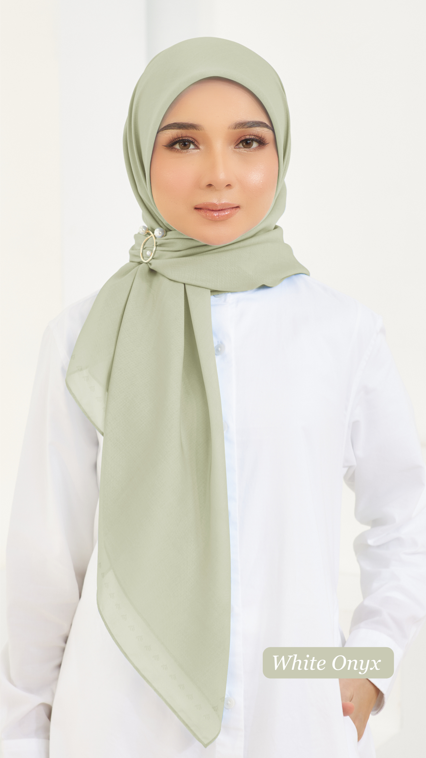 Cotton Voile Square White (B5) - Image 6