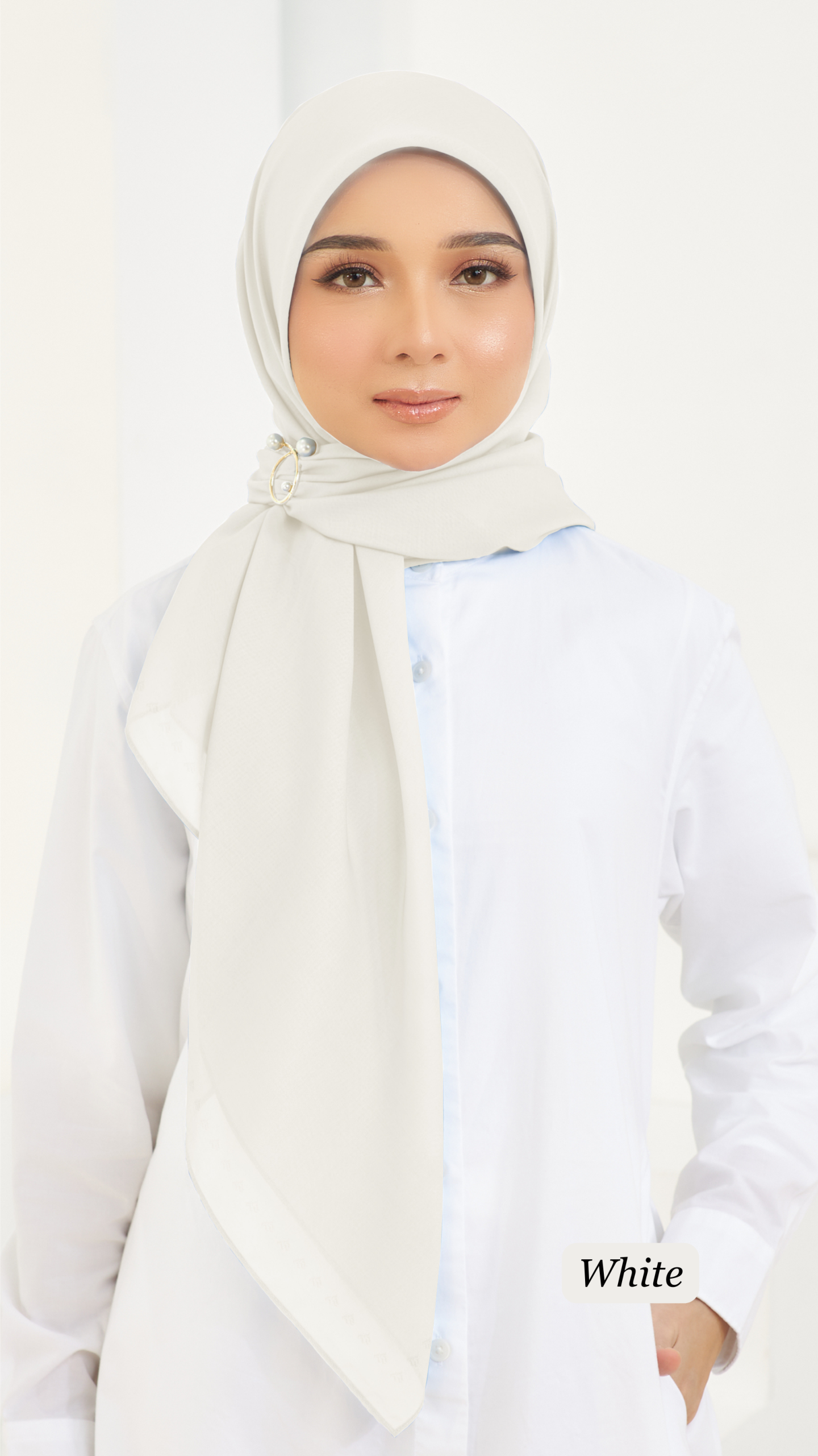 Cotton Voile Square White (B5) - Image 8