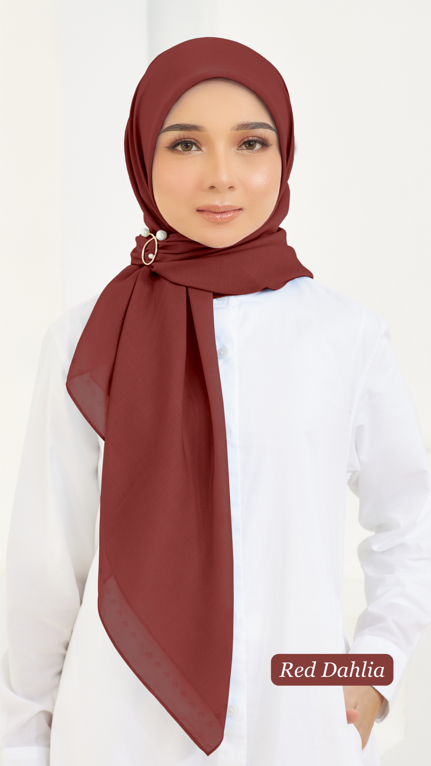 Cotton Voile Square Hot Chocolate (B6) - Image 3