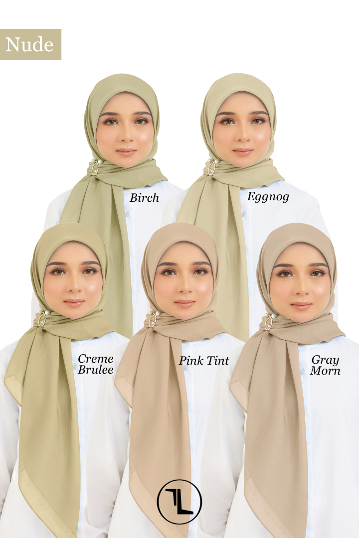 Cotton Voile Square Nude (B5)