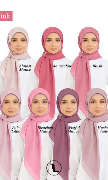 Cotton Voile Square Pink (B5)