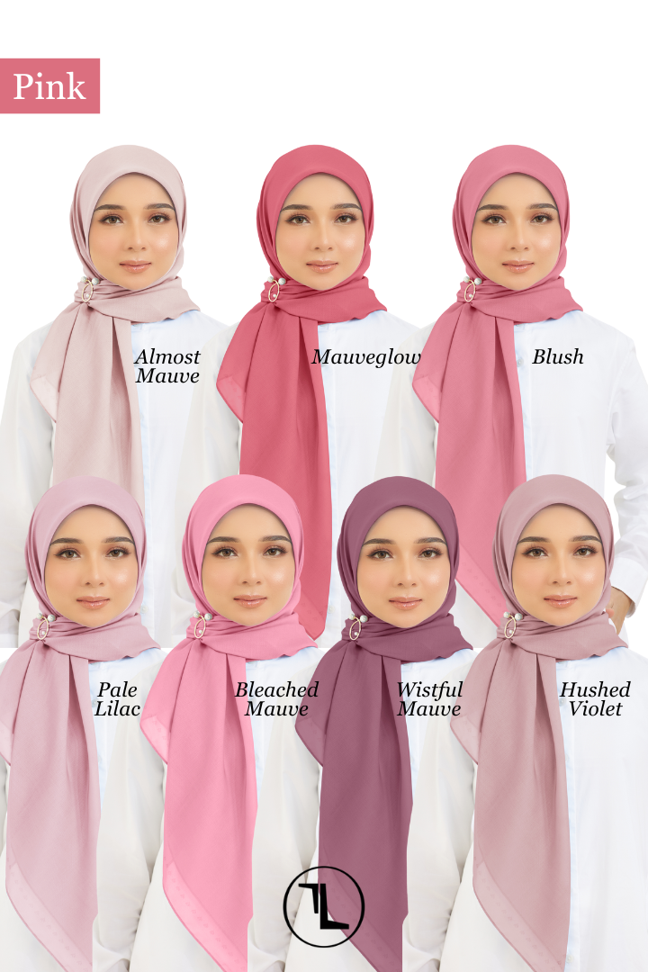 Cotton Voile Square Pink (B5)