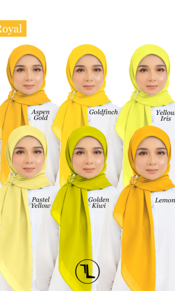 Cotton Voile Square Royal (B6)